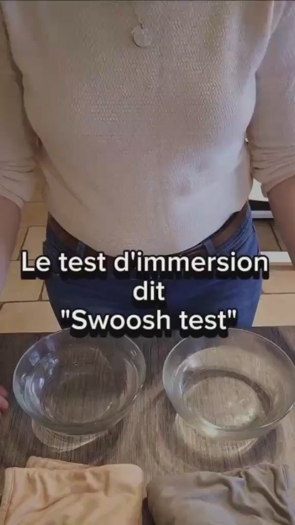 Test d'immersion swoosh test