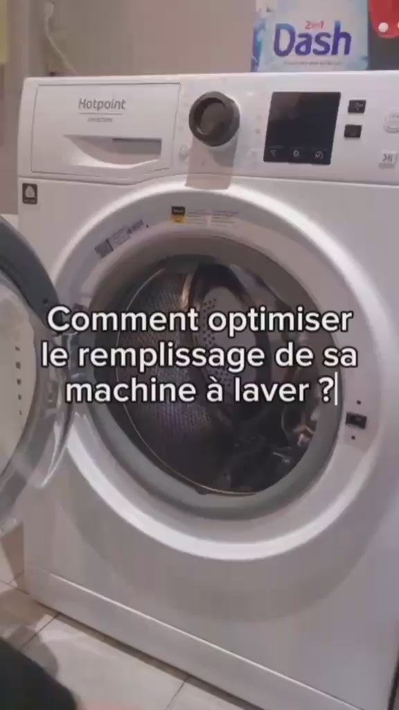 Tutoriel optimiser le chargement de sa machine à laver 